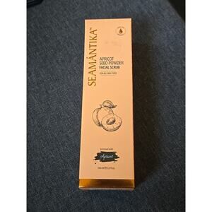 SEAMANTIKA Dead Sea Mineral Face Scrub with Apricot Kernel Powder NEW $49.99